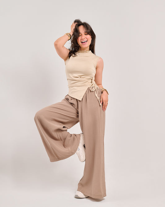 Draped Wrap Top – Modern Minimal Essential M26-1083