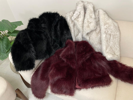 Crop Fur Jacket