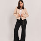 Structured Cropped Power Blazer (P115046)