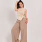 Soft Wide-Leg Pull-On Lounge Trousers (M261306)