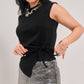 Draped Wrap Top – Modern Minimal Essential M26-1083