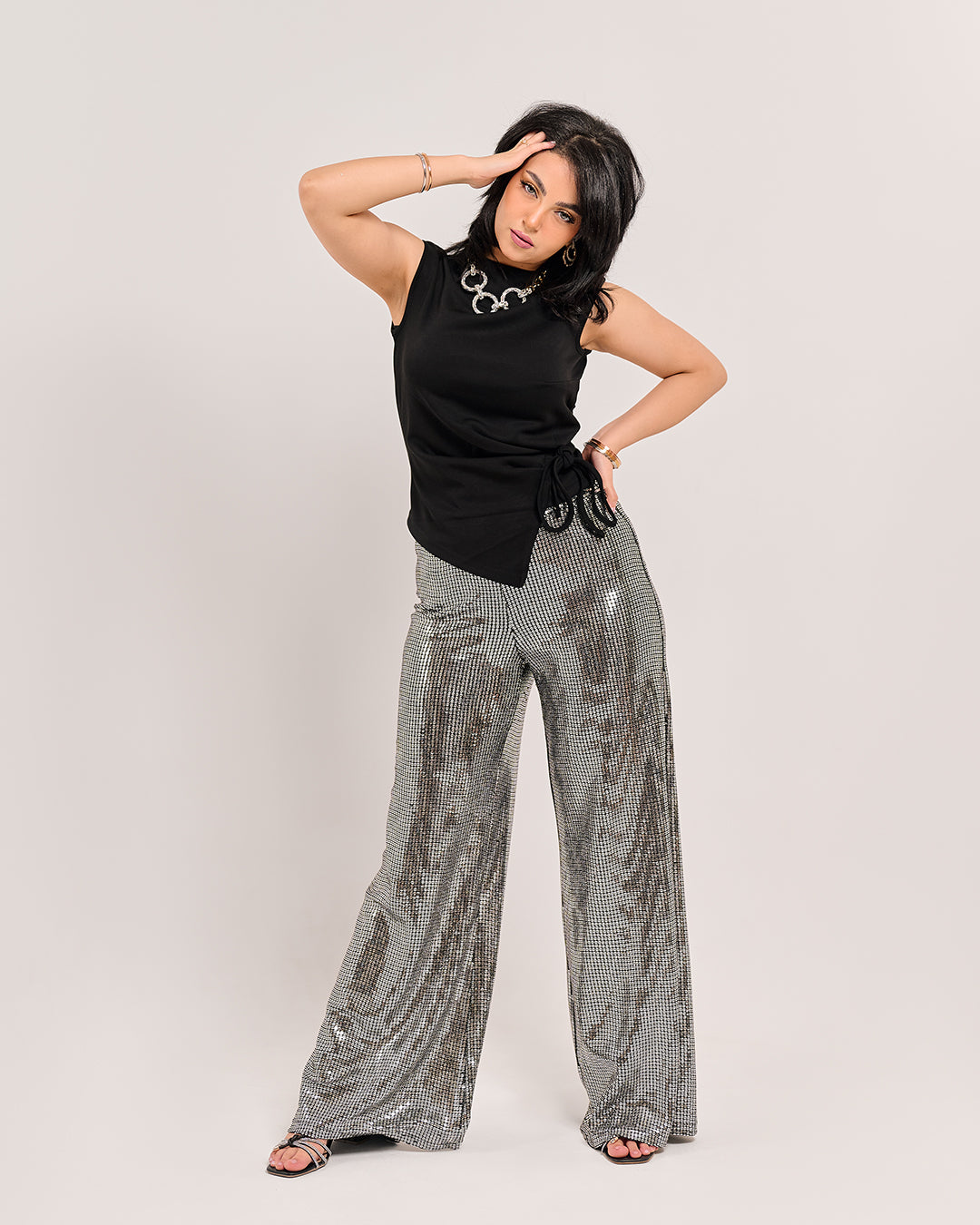 Draped Wrap Top – Modern Minimal Essential M26-1083