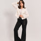Structured Cropped Power Blazer (P115046)