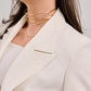Structured Cropped Power Blazer (P115046)