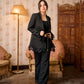 Lace Trim Tailored Blazer – Soft Power Statement (D7203)