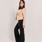 Structured Cropped Power Blazer (P115046)