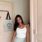 Signature Satin Skirt p115079