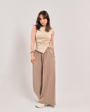 Soft Wide-Leg Pull-On Lounge Trousers (M261306)