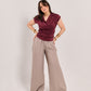 Soft Wide-Leg Pull-On Lounge Trousers (M261306)