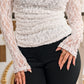 Off-Shoulder Floral Lace Top (D1229)