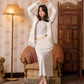 Lace Trim Tailored Blazer – Soft Power Statement (D7203)