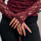 Off-Shoulder Floral Lace Top (D1229)