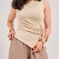 Draped Wrap Top – Modern Minimal Essential M26-1083