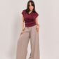 Soft Wide-Leg Pull-On Lounge Trousers (M261306)