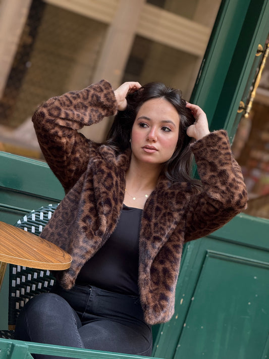 Leopard Fur Jacket