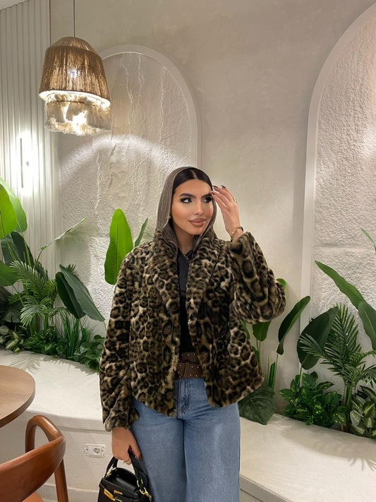 Leopard Fur Jacket