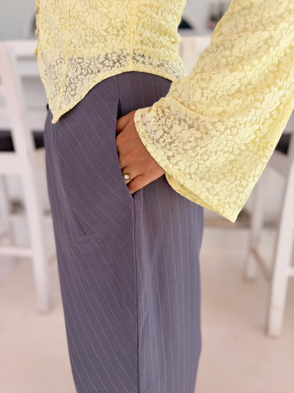 The Lace Point Blouse