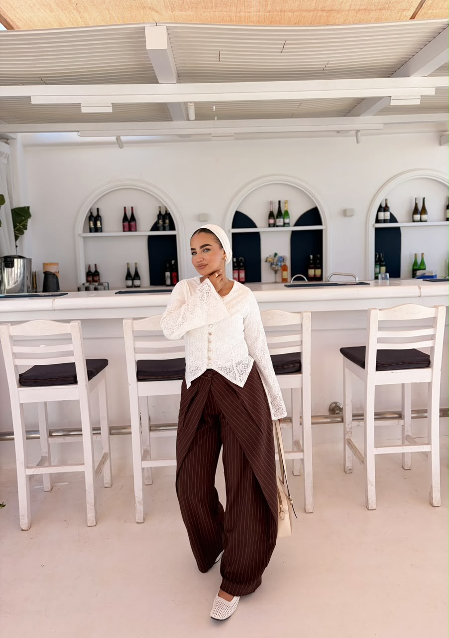 The Lace Point Blouse