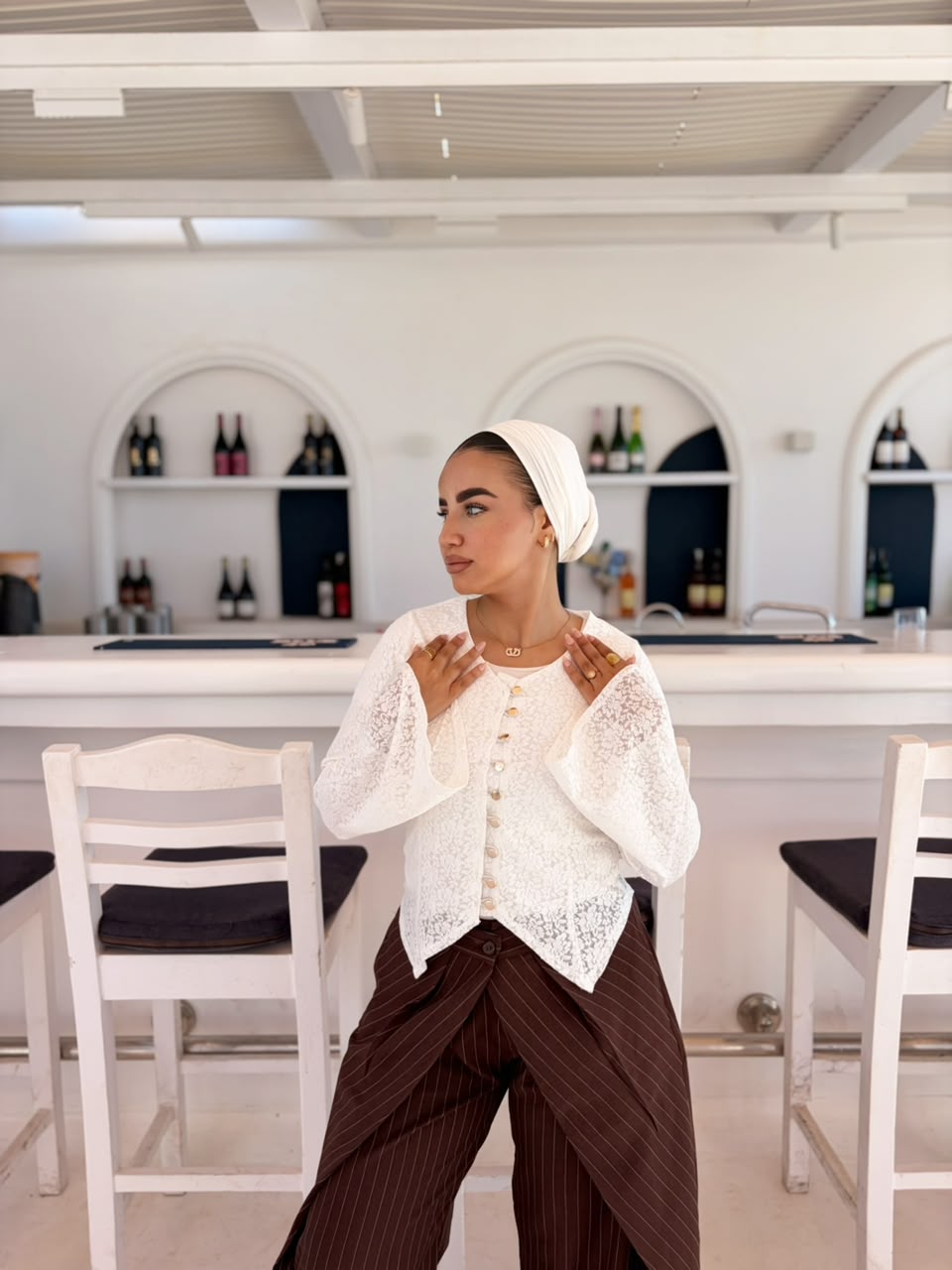 The Lace Point Blouse